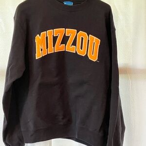 Champion Black and Orange Collegiate Sweatshirt